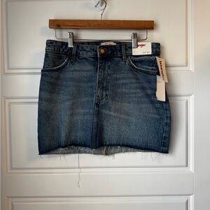 Wrangler Women's Mini Denim Skirt - Classic Blue